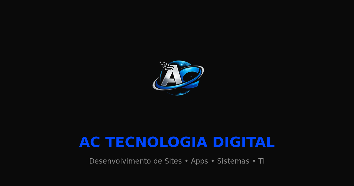 AC TECNOLOGIA DIGITAL | Desenvolvimento de Aplicações